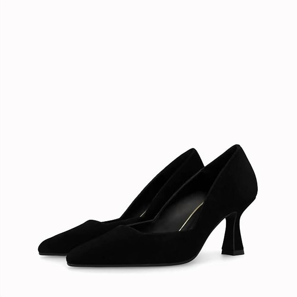 NEW LODI women's suede genius pump in black